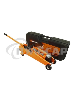 Домкрат ВИХРЬ ДМК-2К2т,135-385мм,вкейсе, гидравлический подкатной