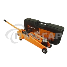 Домкрат ВИХРЬ ДМК-2К2т,135-385мм,вкейсе, гидравлический подкатной Домкрат ВИХРЬ ДМК-2К2т,135-385мм,вкейсе, гидравлический подкатной