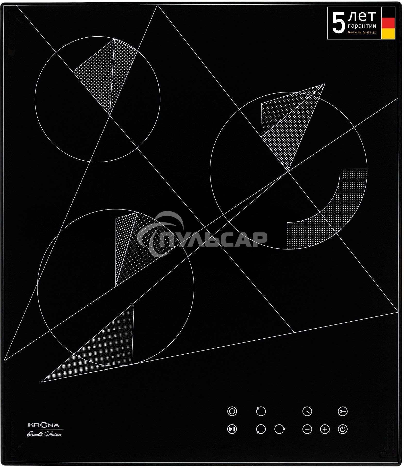 Варочная панель электрическая Krona FIDATO 45 BL