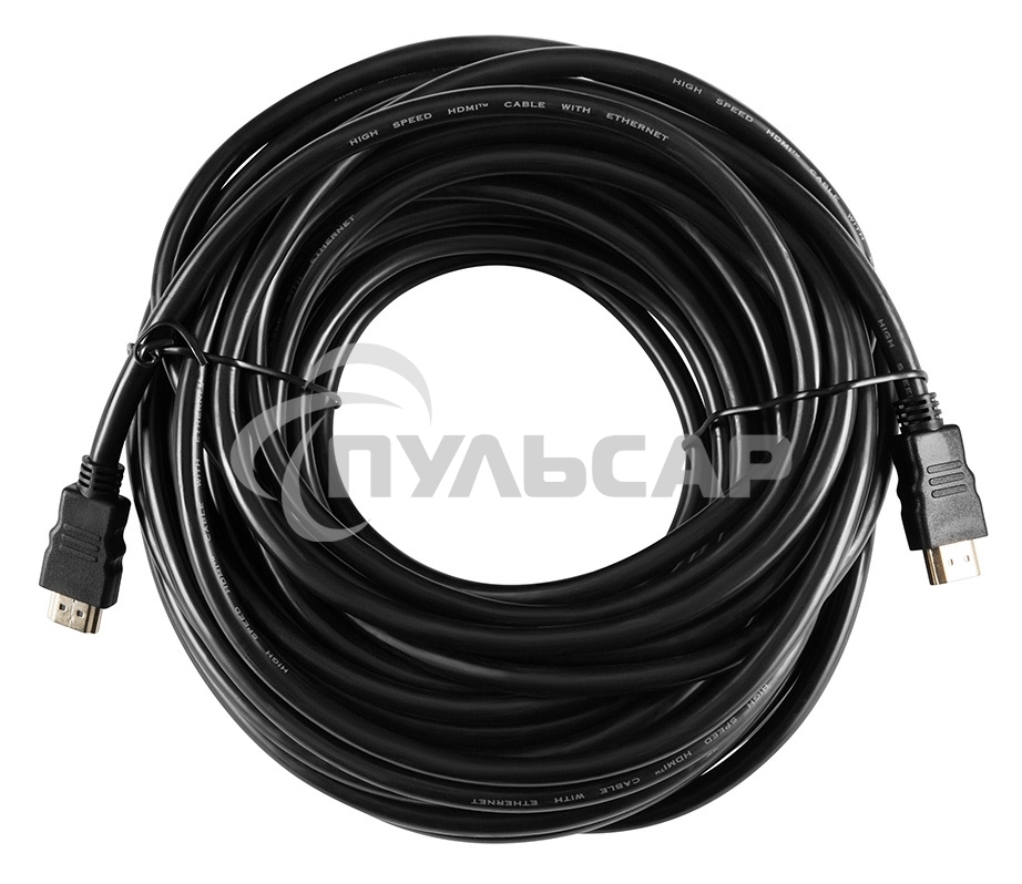 Кабель аудио-видео Buro HDMI (m)/HDMI (m) 15м. черный (BHP-HDMI-1.4-15)