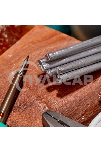 Припой пруток ПОС-90, Ø8мм, длина 400мм, ГОСТ 21931-76, олово 90%, свинец 10% (упак. 5 кг) Rexant