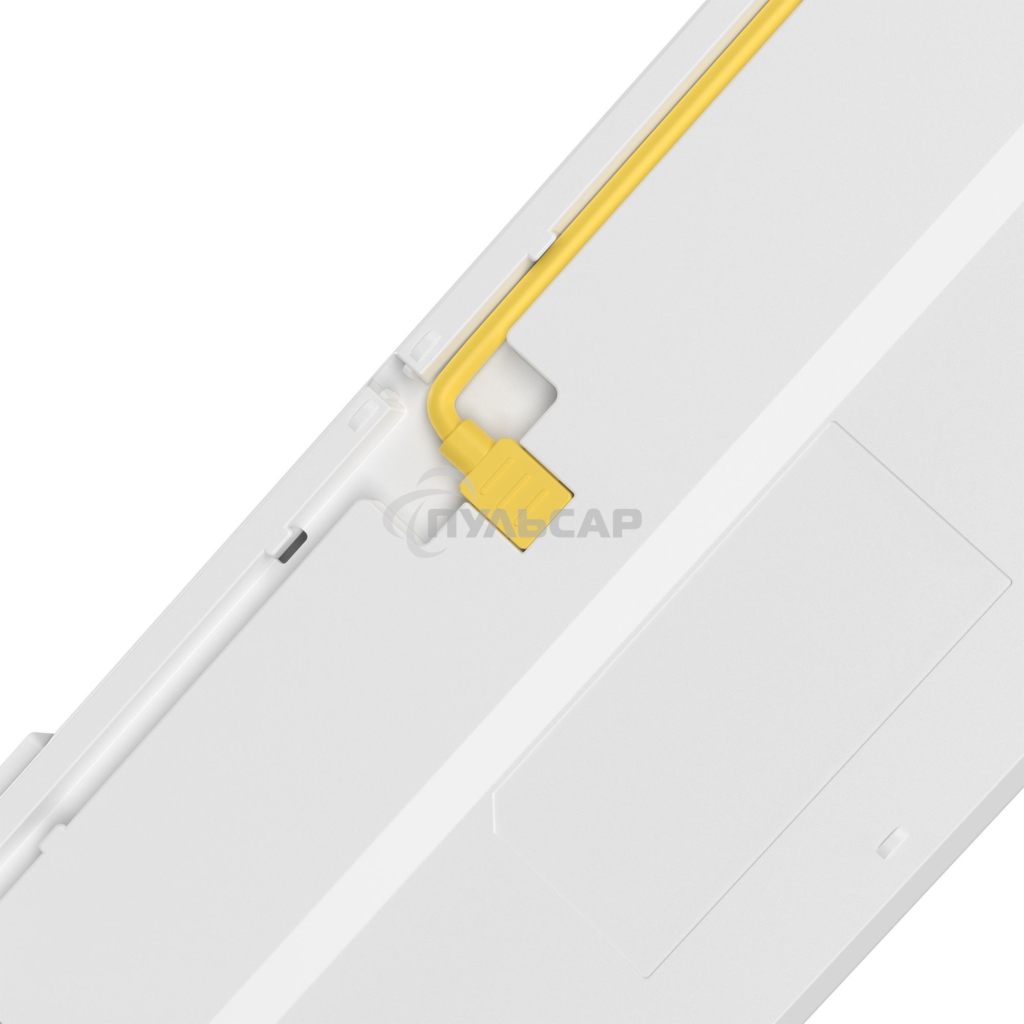 Клавиатура проводная A4Tech Bloody S87 Energy (S87 USB ENERGY WHITE) USB белый/желтый