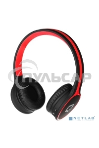 Наушники Qumo Accord 3 (BT-0020) черный/красныйнакладные Bluetooth 4.2300мА-чдо 6х часов в режиме разговора