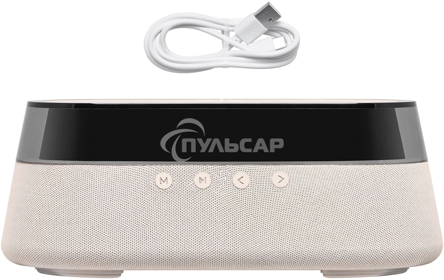 Портативная колонка BBK BTA1212 бежевый 10W 2.0 BT 10м 1800mAh