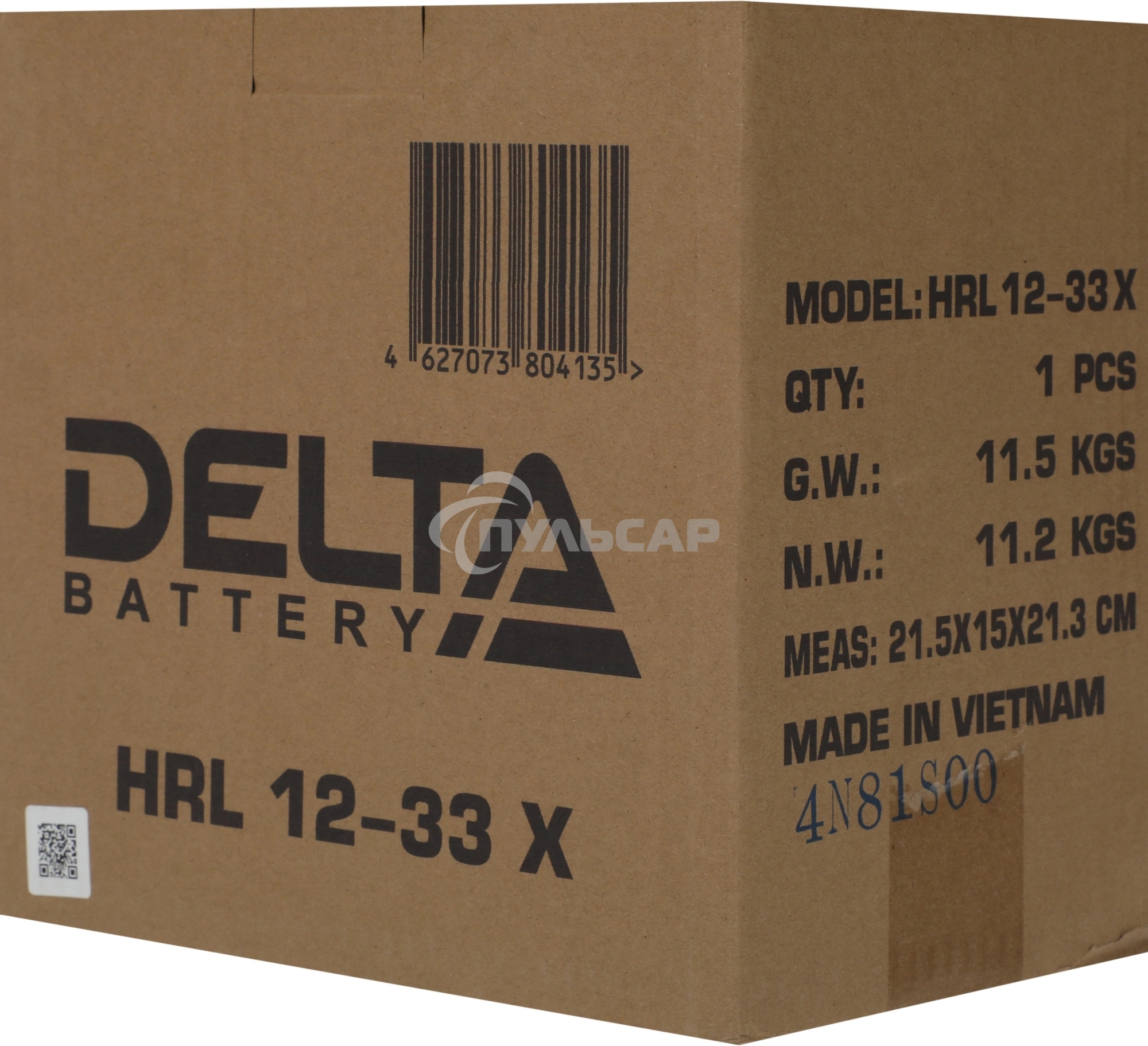 Батарея для ИБП Delta HRL 12-33 X 12В 33А·ч