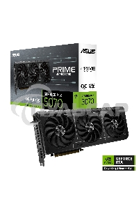 Видеокарта ASUS PRIME-RTX 5070-O12GRTX 5070,HDMI*1,DP*3,12G,D7; 90YV0M10-M0NA00
