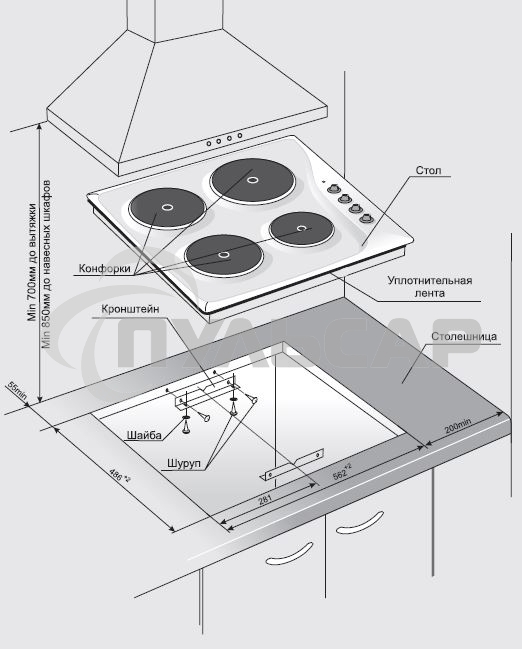 Варочная поверхность Gefest СВН 3210 К21