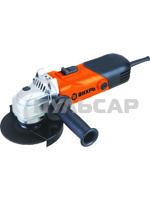 Шлифовальные машины ВИХРЬ УШМ-125/1100 72/12/2 Шлифмашина угловая1100 Вт, 11000 об/мин, 125 мм, 2.3 кг