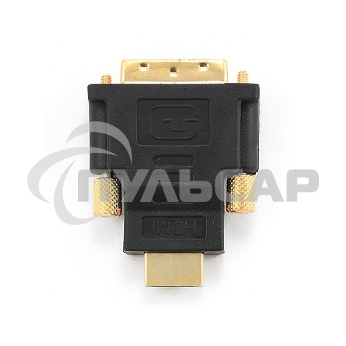 Адаптер (переходник) Gembird HDMI-DVI A-HDMI-DVI-1, 19M/19M, золотые разъемы, пакет