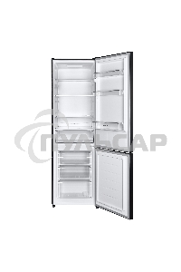 Холодильник Maunfeld MFF176SFSB черный двухкамерный 188/75л морозилка снизу, ручная разморозка