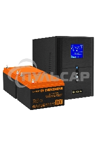 Комплект Источник бесперебойного питания EX295989RUS + батарея 26Aч EX285663RUS 2шт (инвертор, синус, для котла) ExeGate SineTower SZ-2000.LCD.AVR.3SH.1C13.USB 2000VA/1600W, чистый синусоида, LCD дисплей, AVR, 3*Schuko+1*C13, USB, линейно-интерактивный, ч