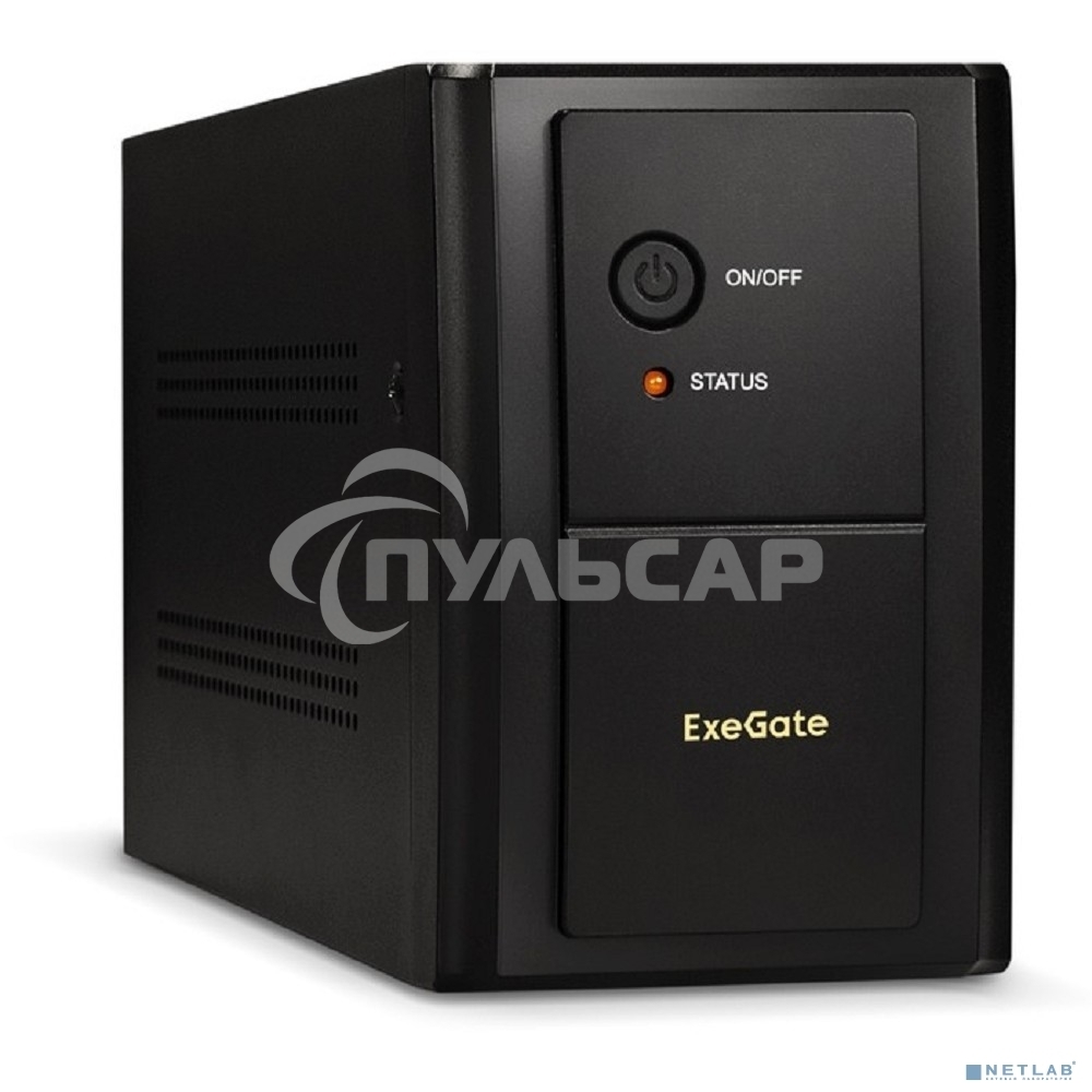 Источник бесперебойного питания ExeGate EX292608RUS SpecialPro UNB-2000.LED.AVR.4C13.RJ.USB 2000VA/1200W, LED, AVR,4*C13, RJ45/11,USB, металлический корпус, черный