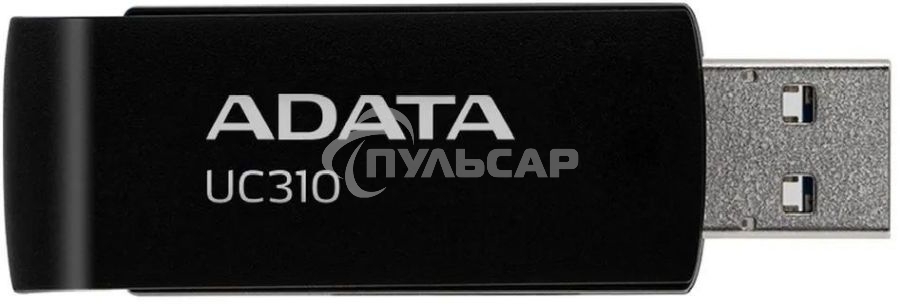 Флешка USB ADATA UC310 (UC310-64G-RBK), 64 Gb, USB 3.2, R/W 100/30, черный