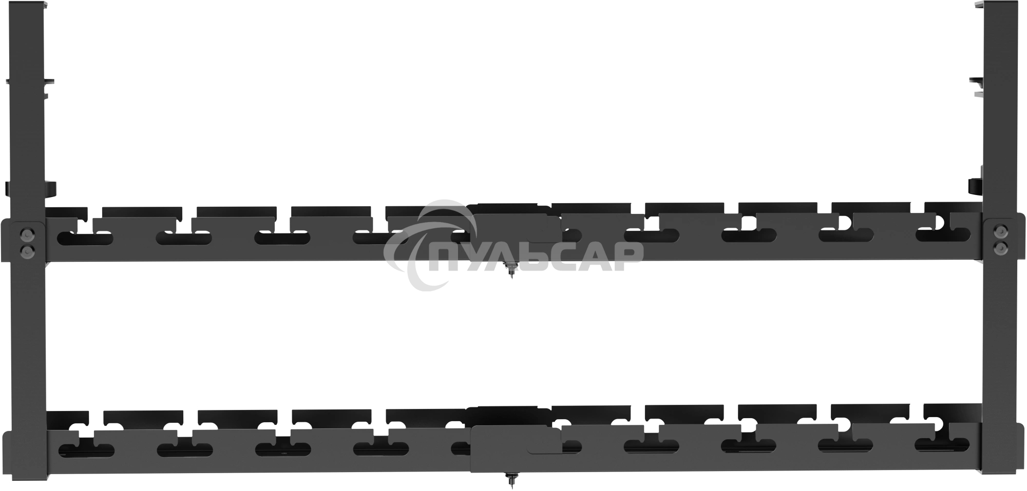 Кабель-канал Cactus CS-CM-700-2BK для столов 72.8x13.5x34.2см черный