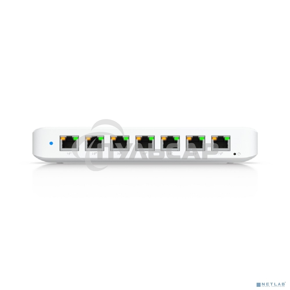 Коммутатор Ubiquiti UniFi Switch Ultra 60W PoE-коммутатор, 8х 1G RJ45, раздача 52 Вт