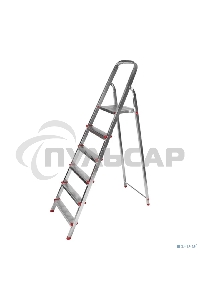 Стремянка металлическая 6 ступенек, усиленный профиль Rexant 12-5056