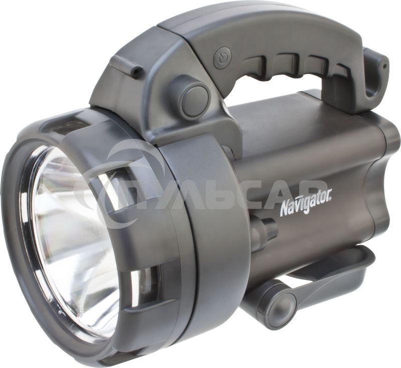 Фонарь Navigator NPT-SP09-ACCU Прожект. CREE 1х3Вт+4LED, аккум.4В, 4А·ч.
