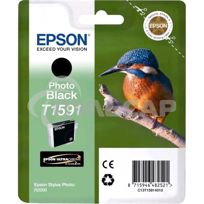 Картридж струйный Epson C13T15914010 фото черный (850 стр) для Epson St Ph R2000