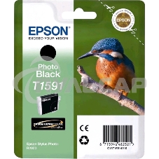 Картридж струйный Epson C13T15914010 фото черный (850 стр) для Epson St Ph R2000
