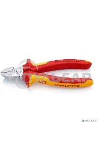 Бокорезы KNIPEX 7006160 1000V160мм диагональные,ручки изолированные,с двухцв многокомп чехлами