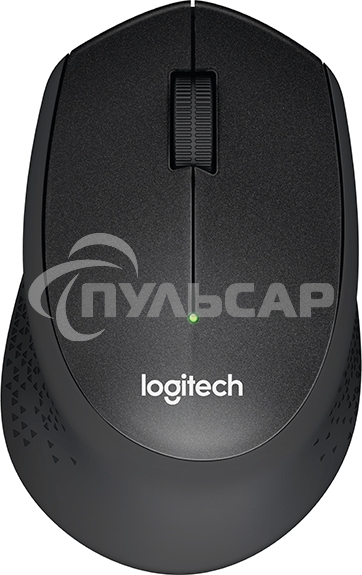 Мышь беспроводная Logitech M330 SILENT PLUS черный, 1000 dpi, радиоканал, USB, кнопки - 3