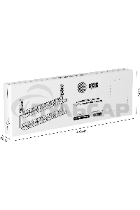 Кабель-канал Cactus CS-CM-700-2WT для столов 72.8x13.5x34.2см белый