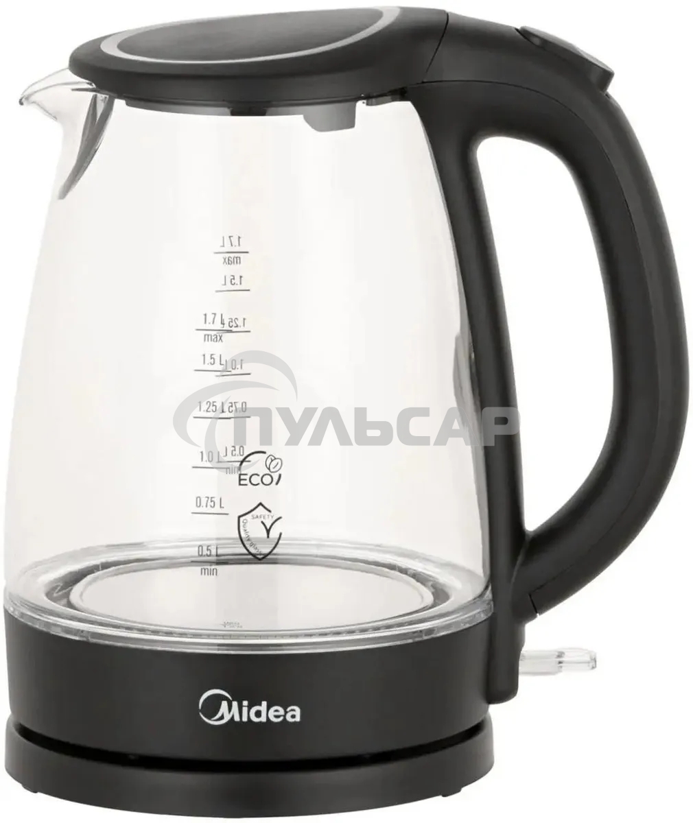 Чайник электрический Midea МК-8015, 2200Вт, черный