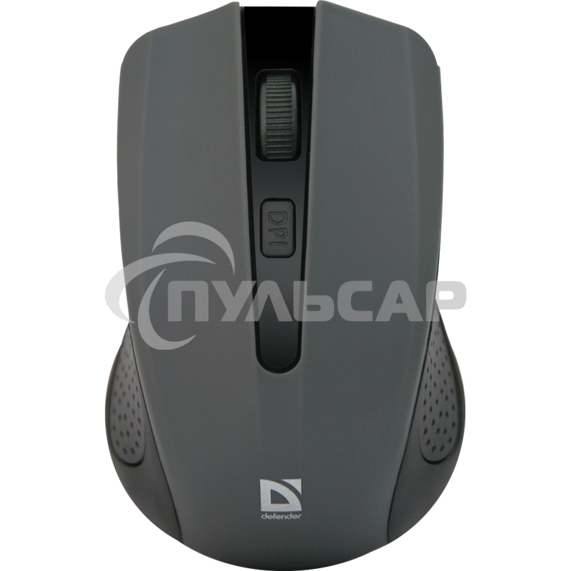Мышь беспроводная Defender Accura MM-935 серый, 1600 dpi, радиоканал, USB, кнопки - 4