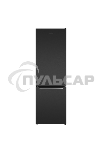 Холодильник Maunfeld MFF176SFSB черный двухкамерный 188/75л морозилка снизу, ручная разморозка