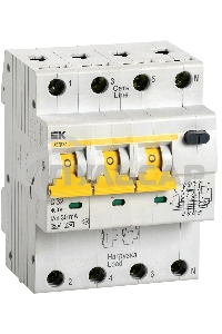 Выключатель автоматический дифференциального тока Iek MAD22-6-032-C-30 АВДТ 34 C32 30мА