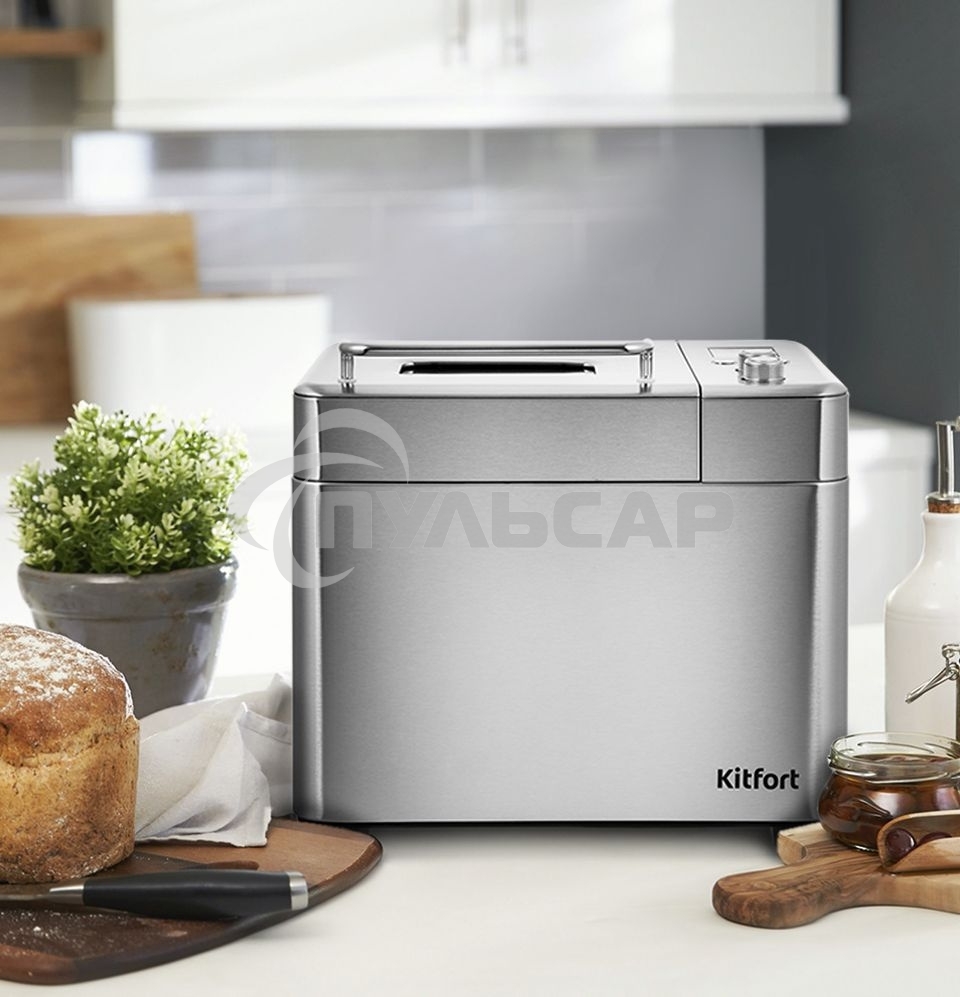 Хлебопечь KitFort КТ-304, нержавеющая сталь