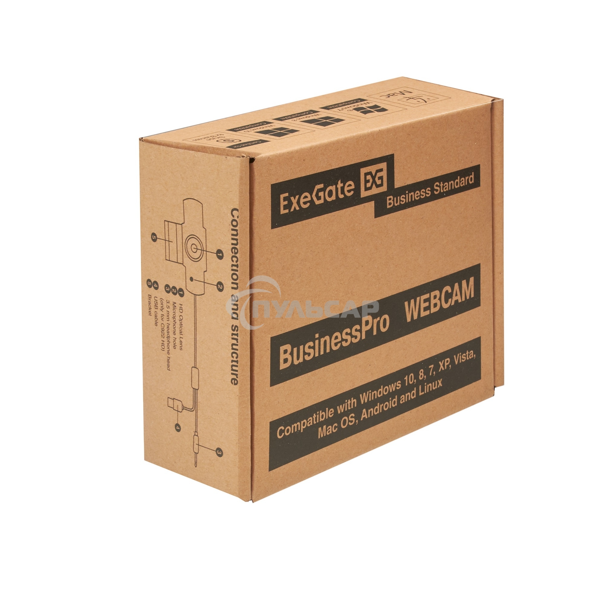 Веб-камера ExeGate BusinessPro C922 2K Tripod