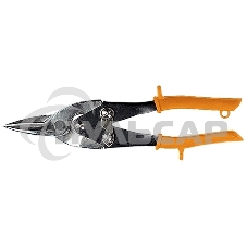 Ножницы по металлу, 250 мм, пряморежущие, обрезиненные рукоятки Sparta