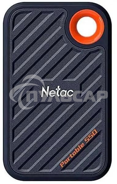 Внешний SSD Netac ZX20, 2TB, USB 3.2 Gen 2x2 Type-C, R/W 2000/1800, черный
