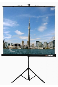 Экран на треноге Lumien 200x200см Eco View LEV-100103 1:1 напольный рулонный