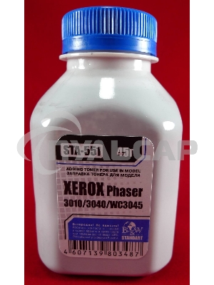 Тонер XEROX Phaser 3040/3010/WC 3045 (фл, 45г) B&W Standart фас России