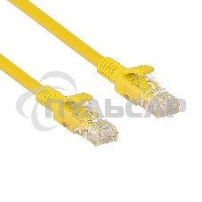 Патч-корд ExeGate UTP-RJ45-RJ45-C6-0,5M-YL, UTP, cat.6, 0,5м, желтый