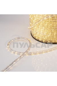 Дюралайт Neon-night LED, эффект мерцания (2W) - теплый белый, 36 LED/м, бухта 100м