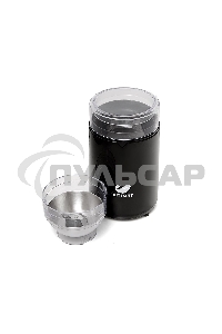 Кофемолка Kitfort КТ-1314 Напряжение: 220 - 230 В, 50/60 Гц.Мощность: 150 Вт.Вместимость: 60 г зерен.