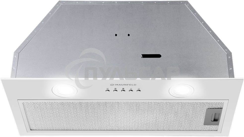 Вытяжка встраиваемая Maunfeld Trapeze 602M белый, 60 см, 1150 куб. м/ч, 54 дБ