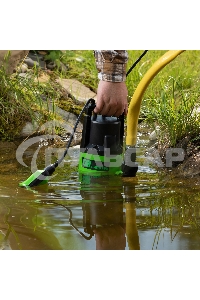 Дренажный насос СИБРТЕХ для грязной воды СДН450-35, 450 Вт, напор 5,5 м, 8000 л/ч 97263