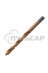 Сверло по металлу Matrix, 7 мм, HSS, нитридтитановое покрытие, цилиндрический хвостовик