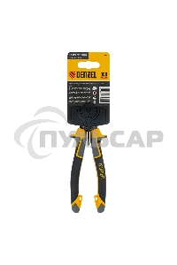 Плоскогубцы комбинированные 180 мм, трехкомпонентные рукоятки Denzel