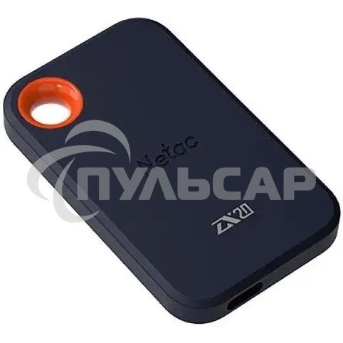 Внешний SSD Netac ZX20, 2TB, USB 3.2 Gen 2x2 Type-C, R/W 2000/1800, черный