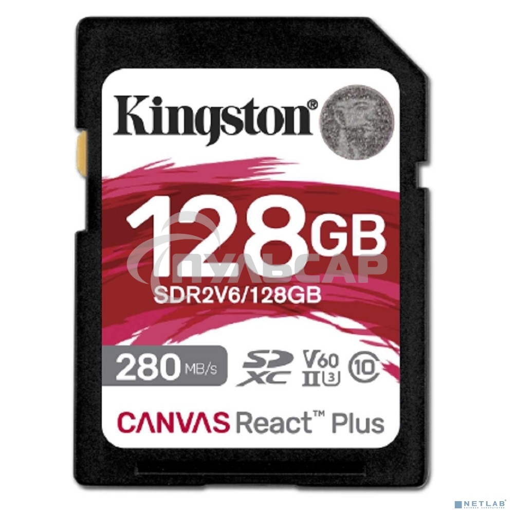 Флеш карта SDXC Kingston SDR2V6/128Gb Canvas React Plus w/o adapter 128Gb