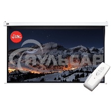 Экран Cinema S'OK SCPSM-370x208FG-ED90 16:9 167' Pro настенно-потолочный, моторизованный, 370x208см, фибергласс, белый корпус, экстрадроп 90см
