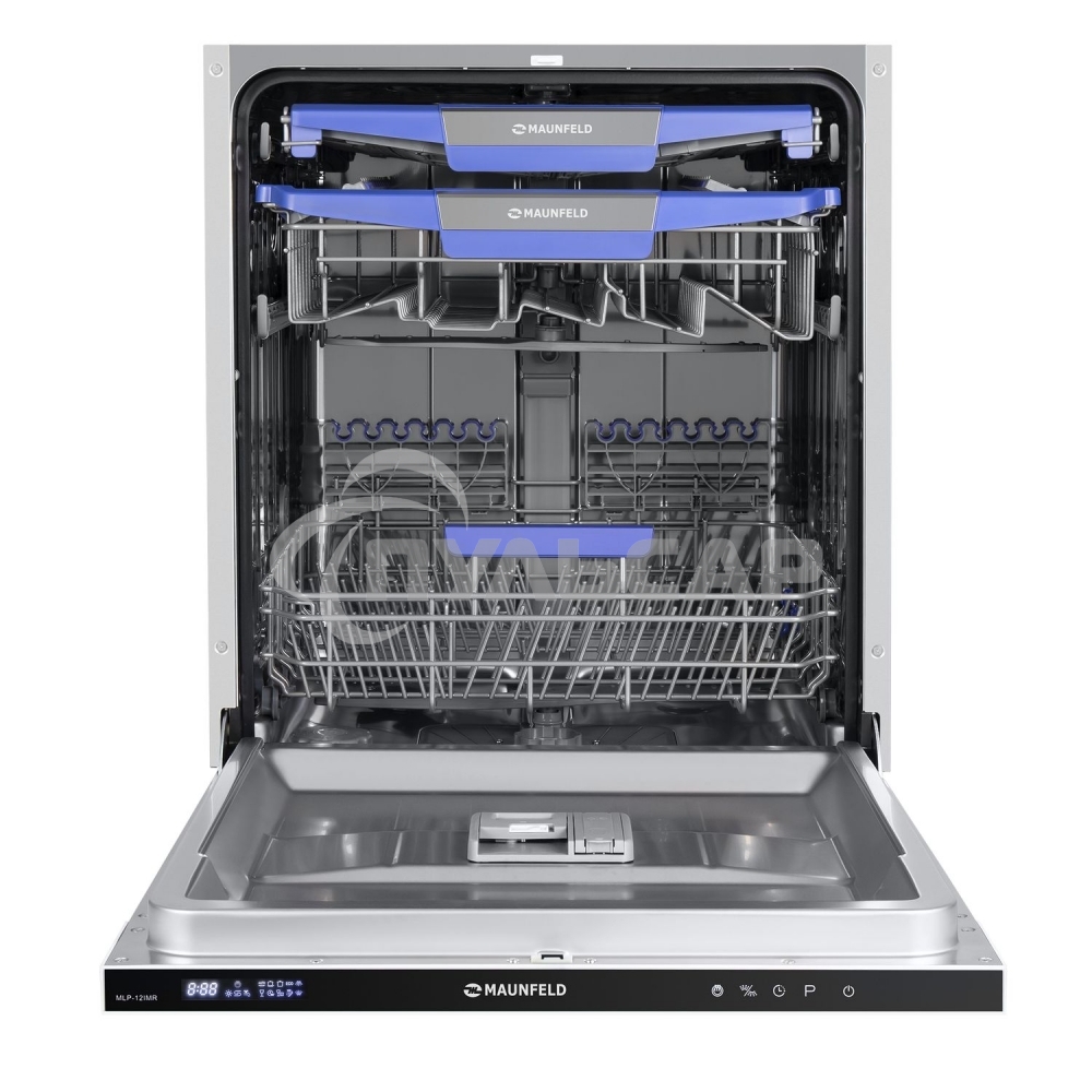 Встраиваемая посудомоечная машина Maunfeld MLP-12IMR, черный, 59.8 см, 14 компл., 44 дБ, класс A++