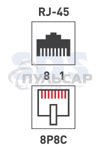 Модуль Rexant Keystone Jack RJ-45(8P8C), UTP неэкранированный, кат.5e, тип 180 градусов, белый