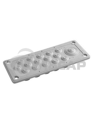 Ввод кабельный пластик V0 UL94. (16 отв.) IP54 ДКС R5HTC16