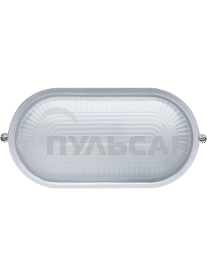 Светильник Navigator ЛОН NBL-O1-60-E27/WH 1х60Вт E27 IP54 (аналог НПБ 1401 бел. овал 60Вт)